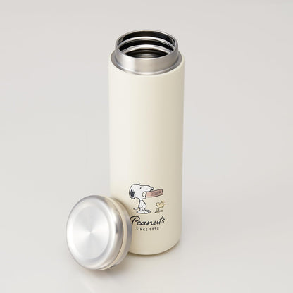 Skater Stainless Steel Bottle 450ml with Snoopy Design