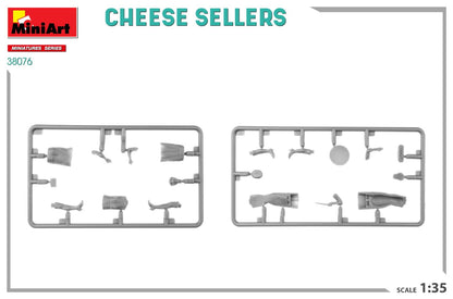 Miniart 1/35 Cheese Seller Set Plastic Model Kit