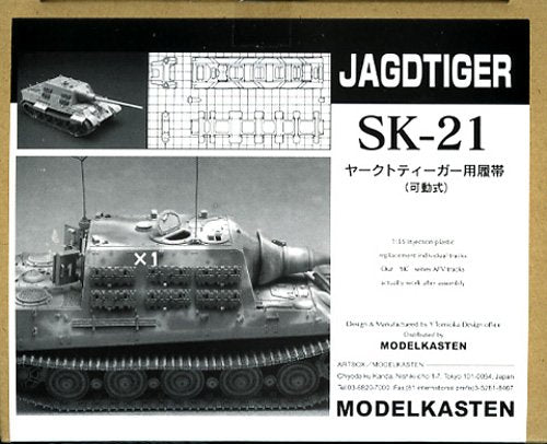 Model Kasten 1/35 Movable Track Set for Jagdtiger Scale Model