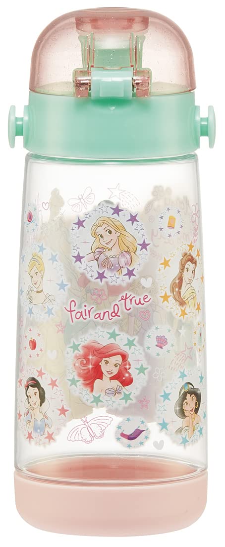 Skater Disney Princess Water Bottle 480ml One Push for Kids
