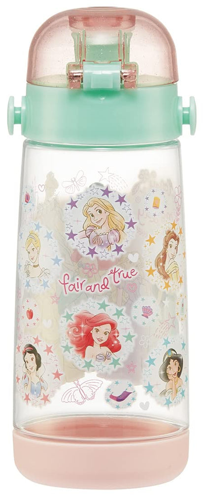 Skater Disney Princess Water Bottle 480ml One Push for Kids