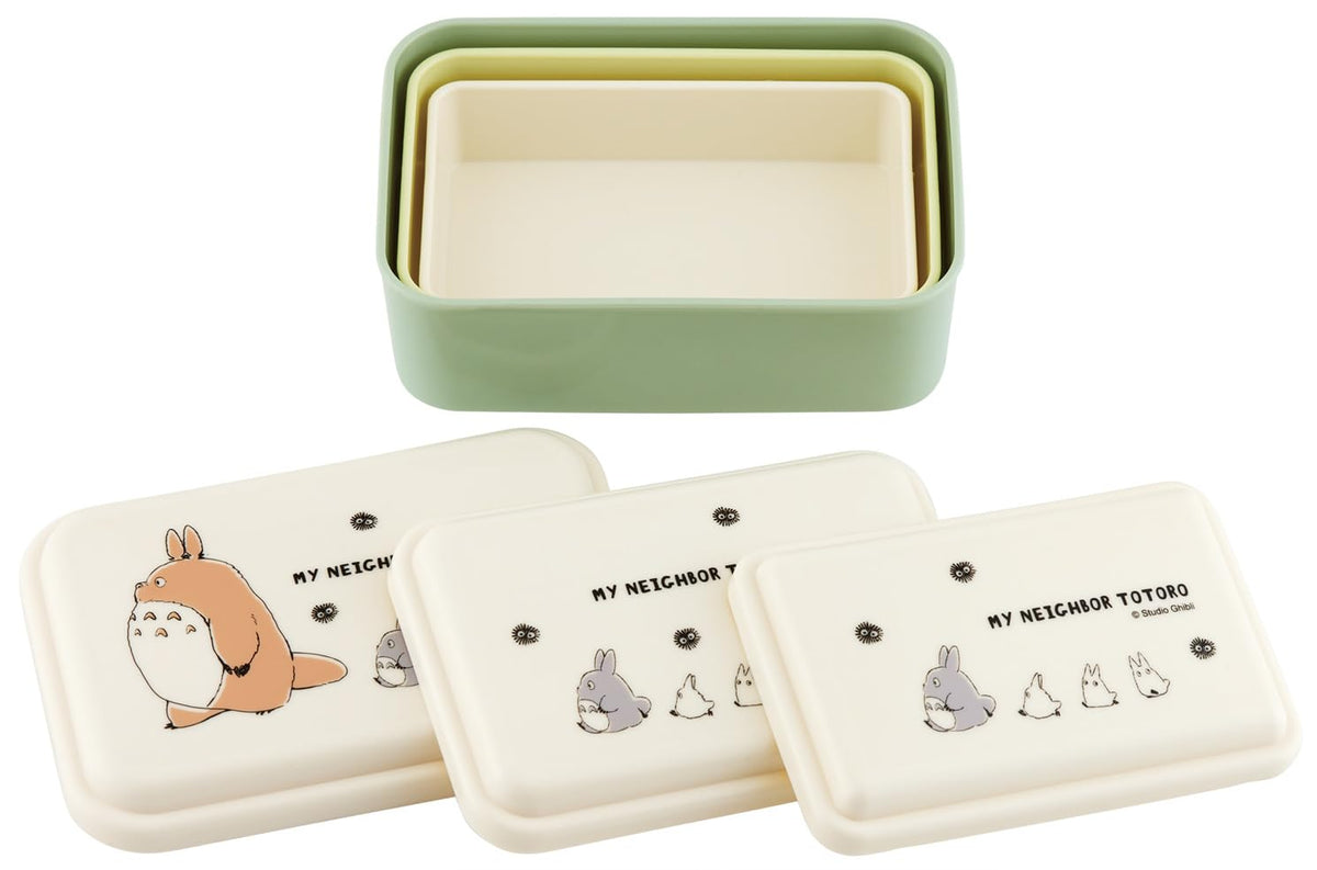 Skater Lunch Box Set with Totoro Design for Easy Meal Prep