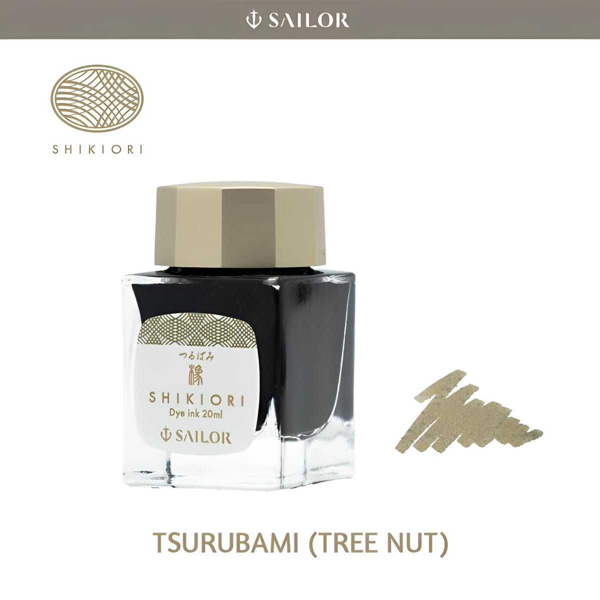 Sailor Fountain Pen Ink SHIKIORI 20ml - Natural Dye in Grass Play