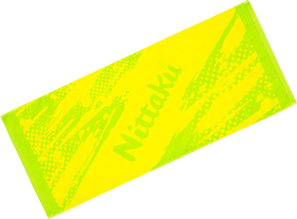 Nittaku Table Tennis Towel 100% Cotton Light Green 33x80cm