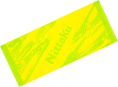 Nittaku Table Tennis Towel 100% Cotton Light Green 33x80cm
