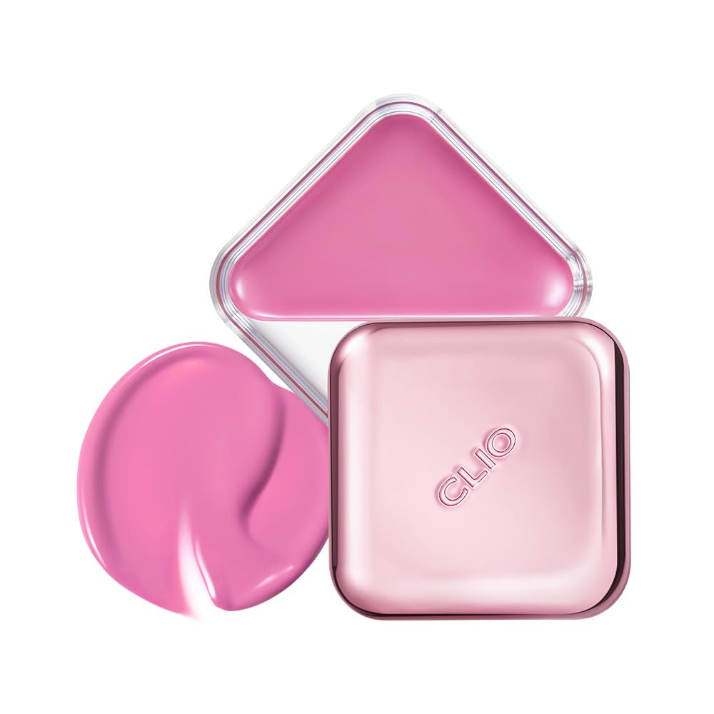 CLIO Essential Lip Cheek Tap Bubbly Plum for a Natural Flush