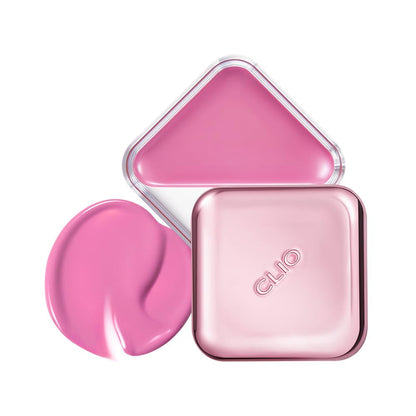 CLIO Essential Lip Cheek Tap Bubbly Plum for a Natural Flush