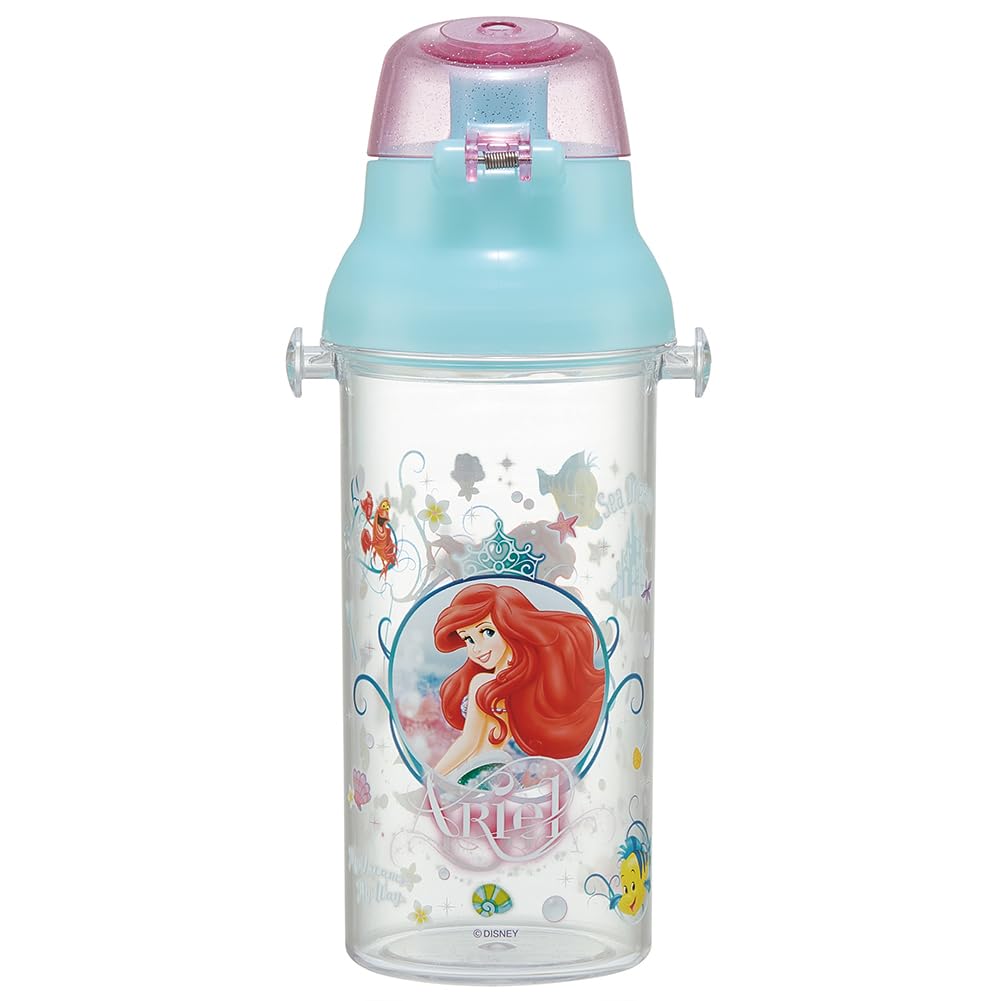 Skater Disney Ariel 480ml Water Bottle for Kids