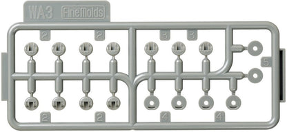 FineMolds 1/700 Nano Dread Series 25mm Triple Mount Gun Model Parts