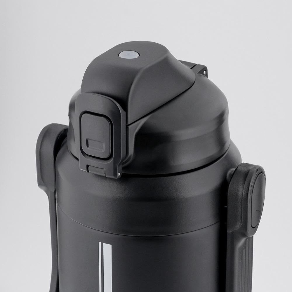 Bestco Double Stainless Steel Sports Jug 2.2L Black