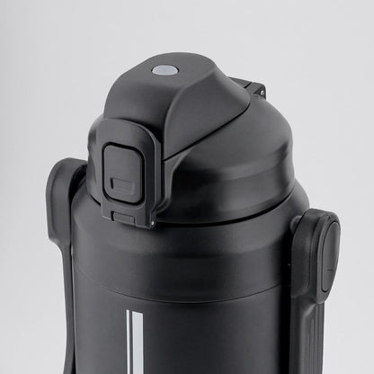 Bestco Double Stainless Steel Sports Jug 2.2L Black