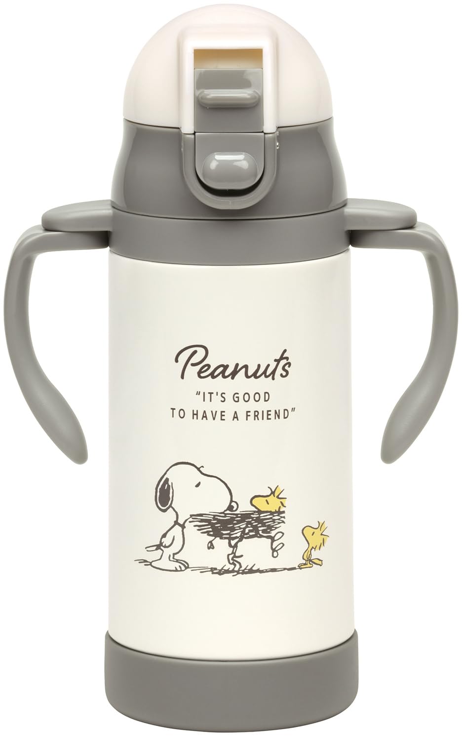 Skater 2WAY Stainless Steel Baby Mug with Straw 350ml