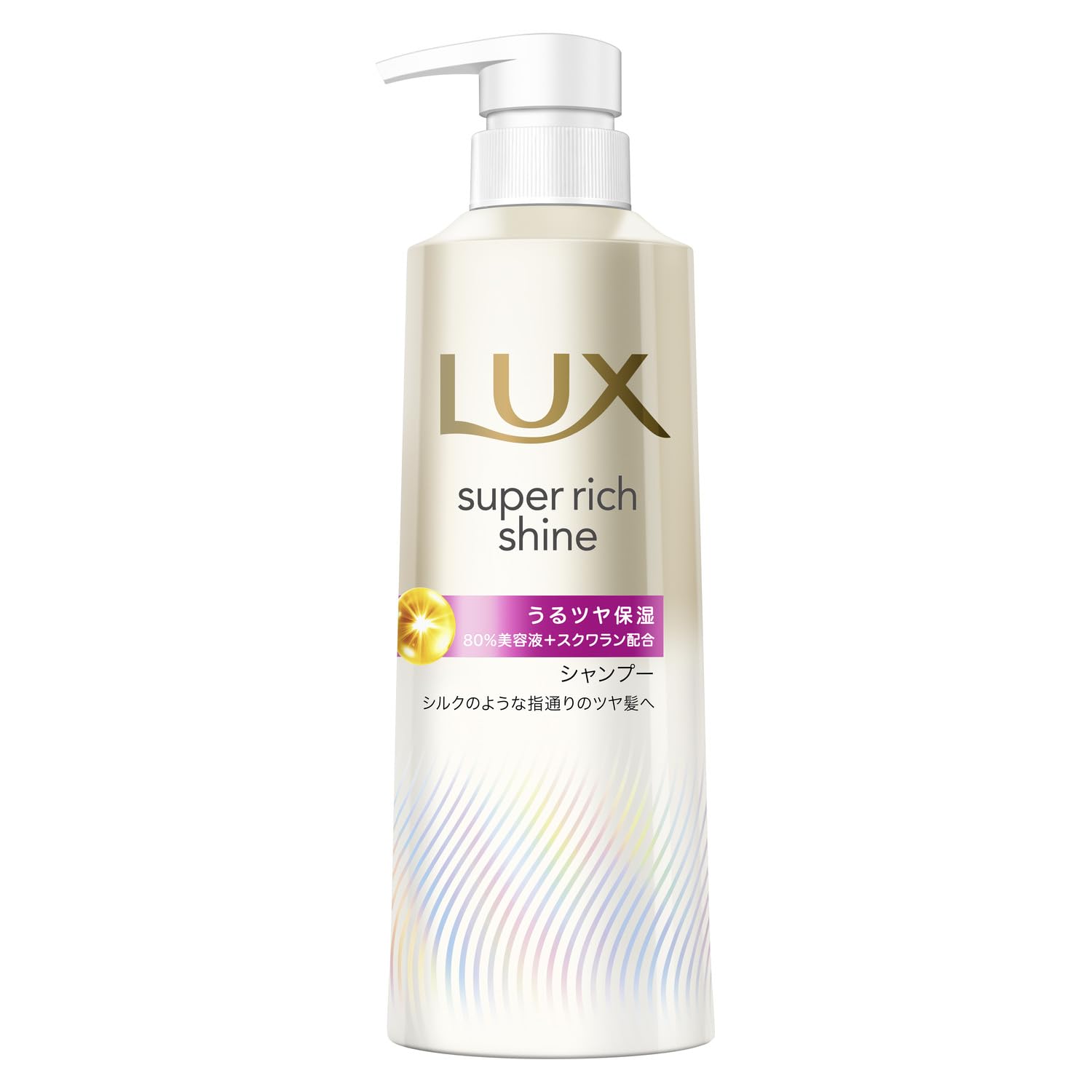 LUX Super Rich Shine Moisture Shampoo 400g for Luxurious Shine