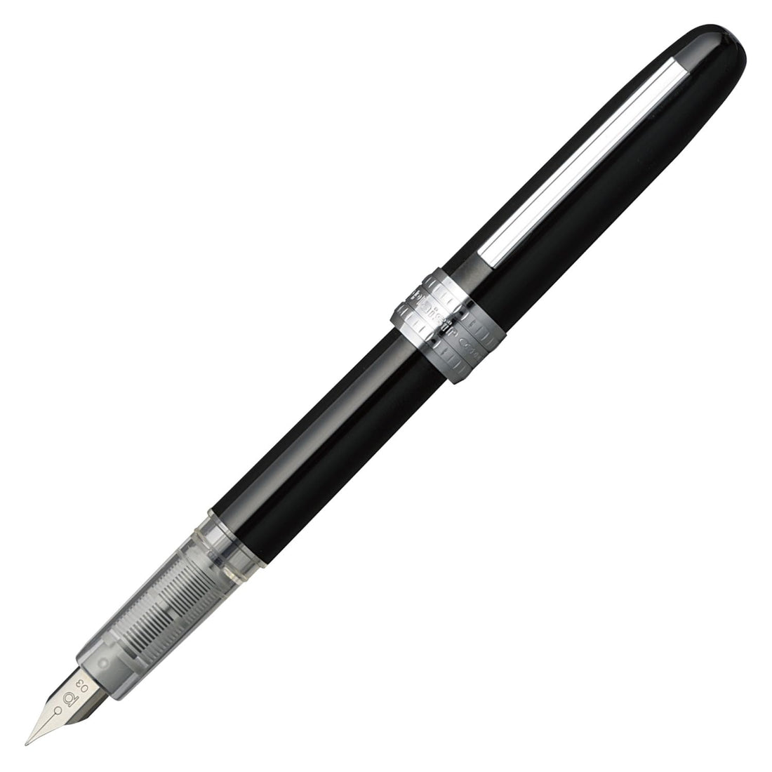 PLATINUM Plaisir Fine Point Fountain Pen Black