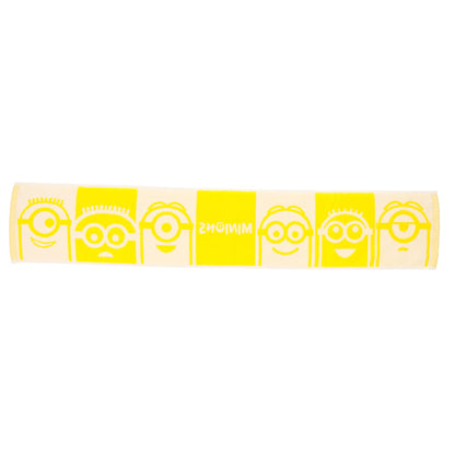 Marushin Minion Face Pattern Towel Cute Yellow Design