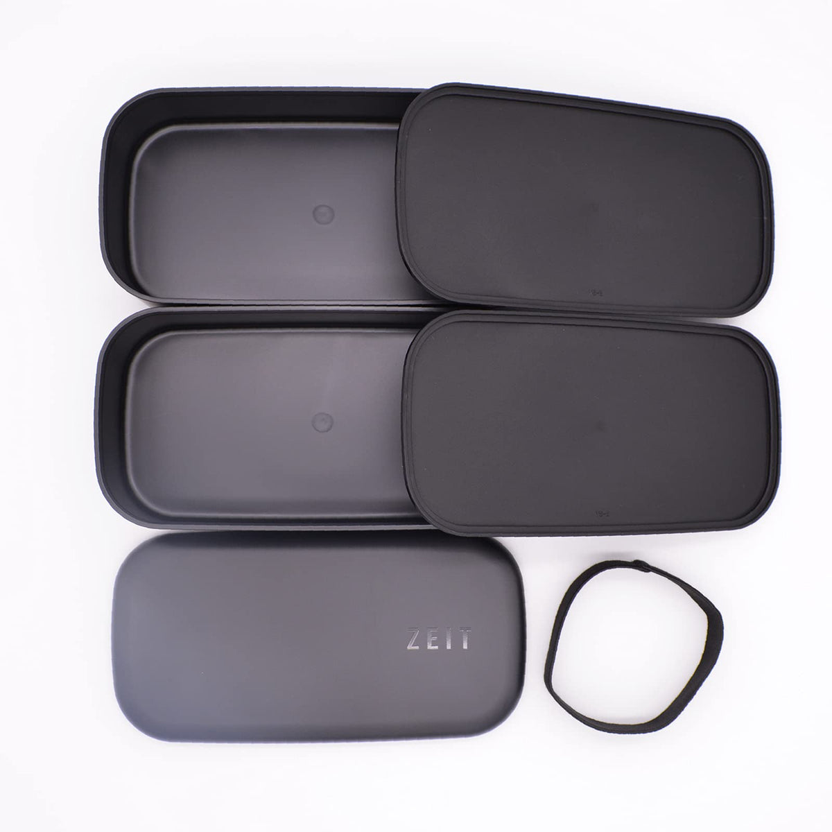 Mitani Bento Box Two-Tier Antibacterial Lunch Box 1000ml Black