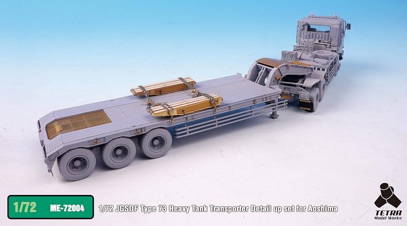 Tetra Model 1/72 Scale Japanese Self-Defense Force 73 Type Semi-Trailer Parts