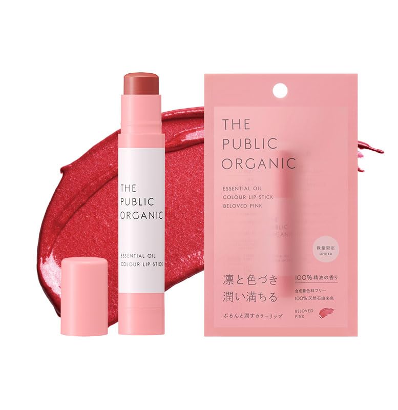 THE PUBLIC ORGANIC Color Lip Balm Beloved Pink 3.5g