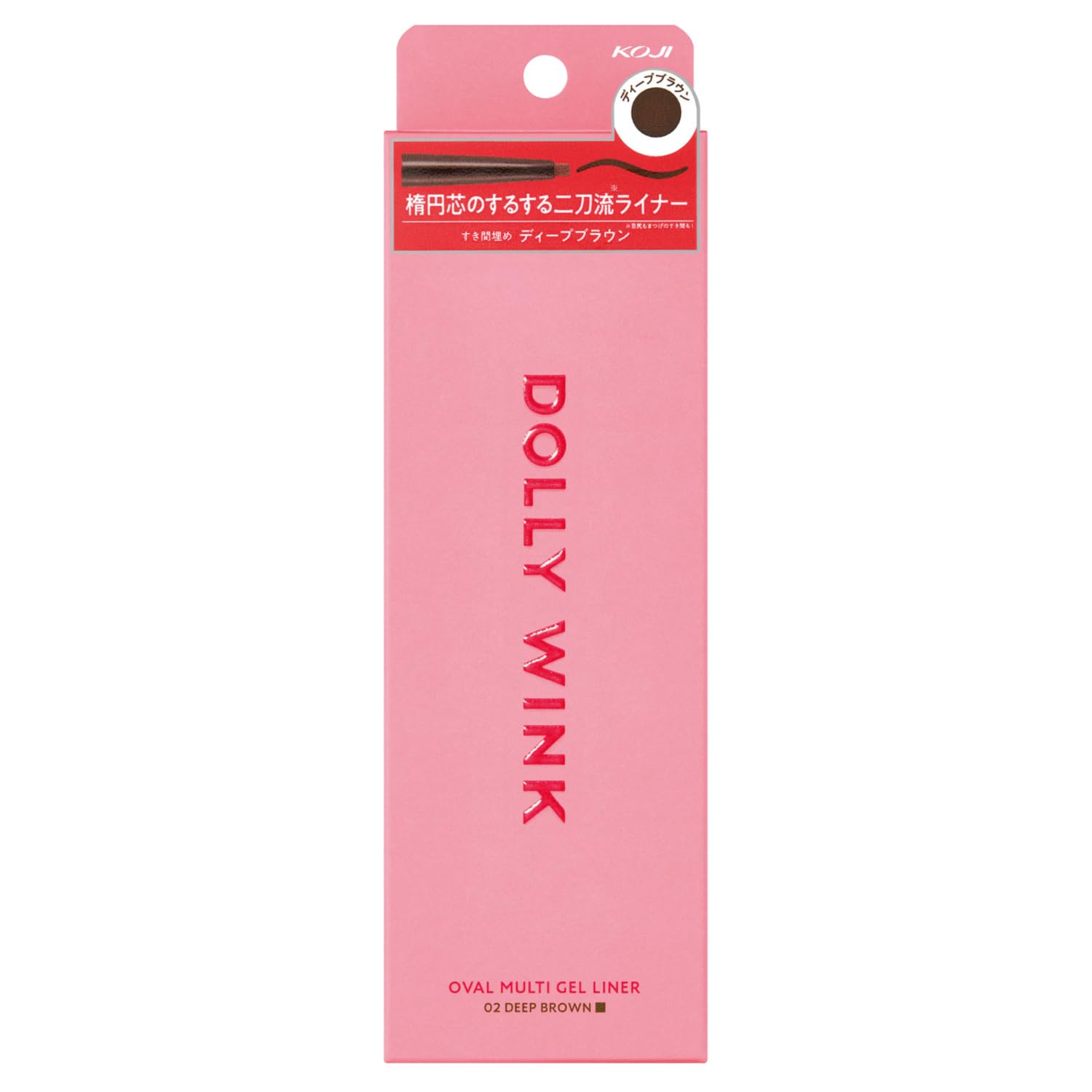 Dolly Wink Oval Multi Gel Liner Deep Brown for Effortless Eye Definition