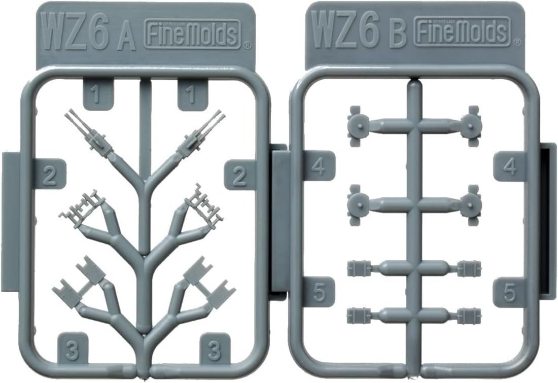 FineMolds 1/350 Nano Dread Series 25mm Twin Gun Model Parts