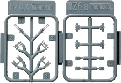 FineMolds 1/350 Nano Dread Series 25mm Twin Gun Model Parts
