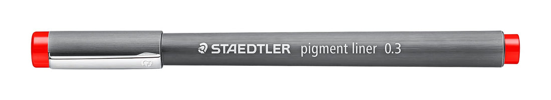 STAEDTLER Pigment Liner Water-Based Pen 0.3mm Red