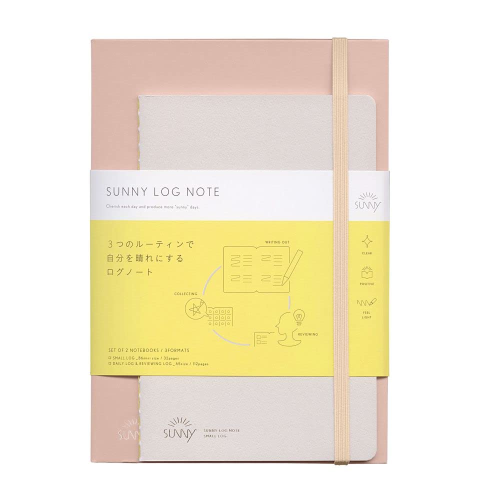 Iroha Publishing SUNNY LOG NOTE Shell Pink LSL-02
