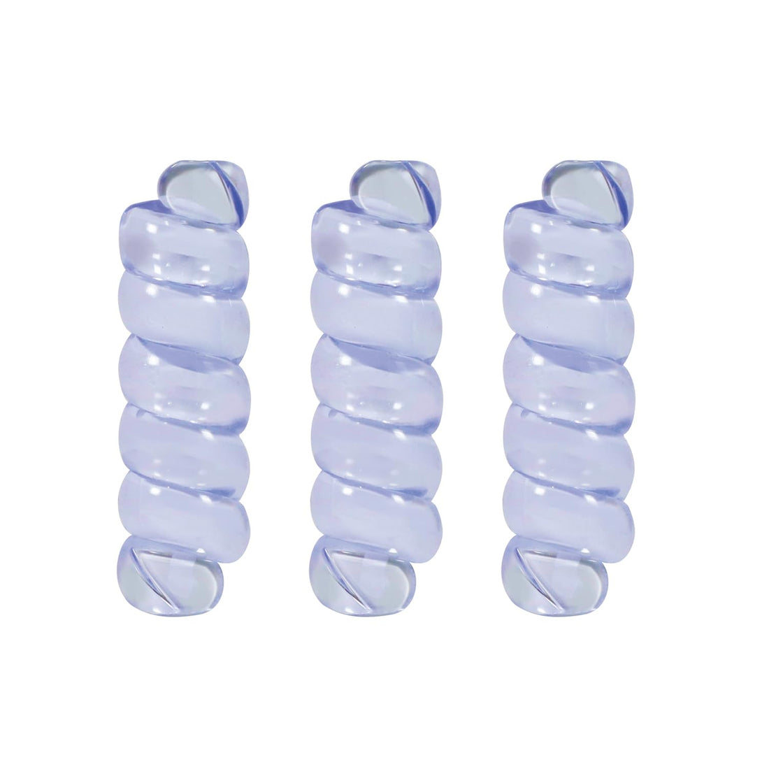 Kutsuwa Pnyu Spiral Pencil Grip, Sheer Blue RB033SB