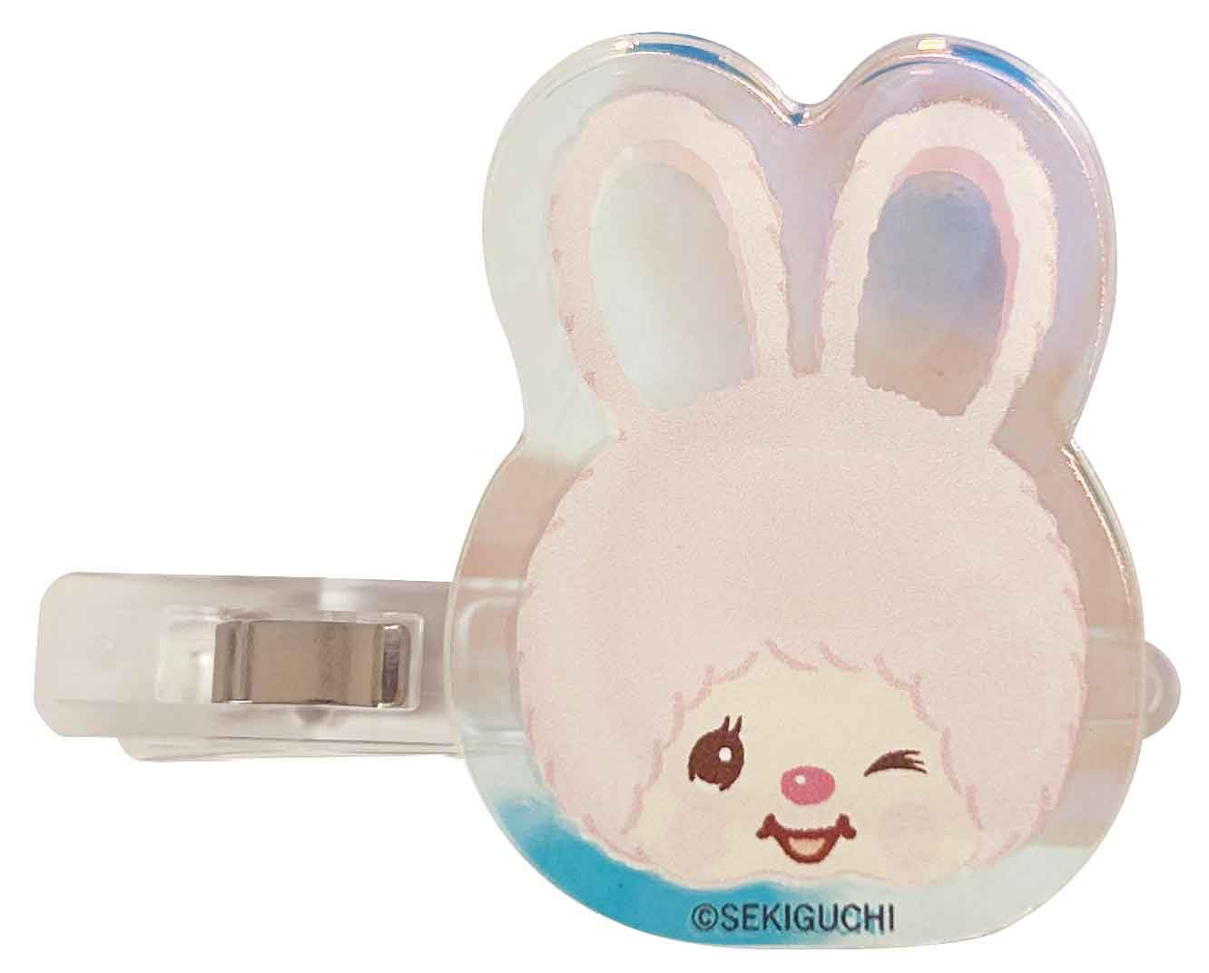 I Planning Monchhichi Aurora Acrylic Hair Clip 40mm x 40mm