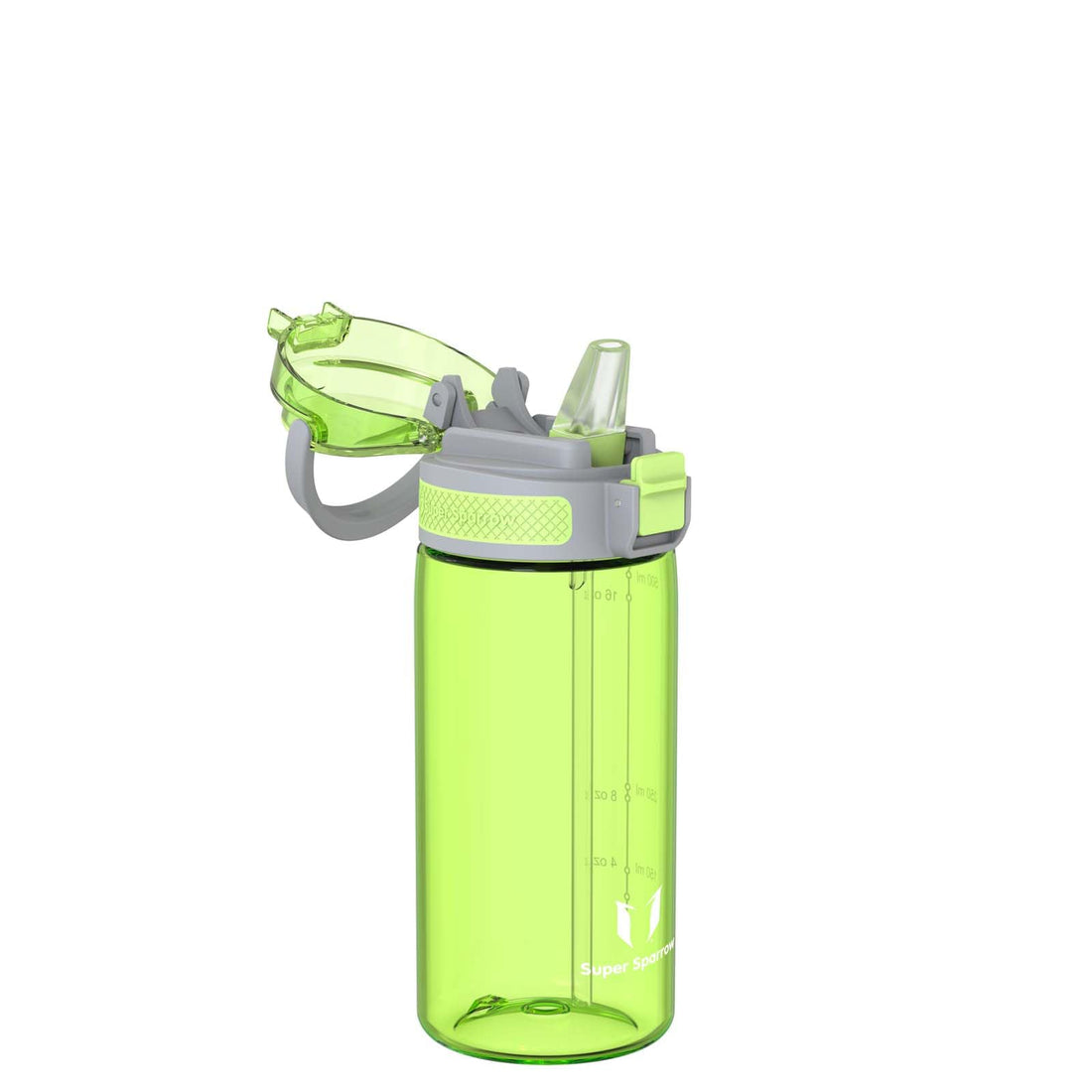 Super Sparrow Water Bottle 500ml BPA-Free with Straw