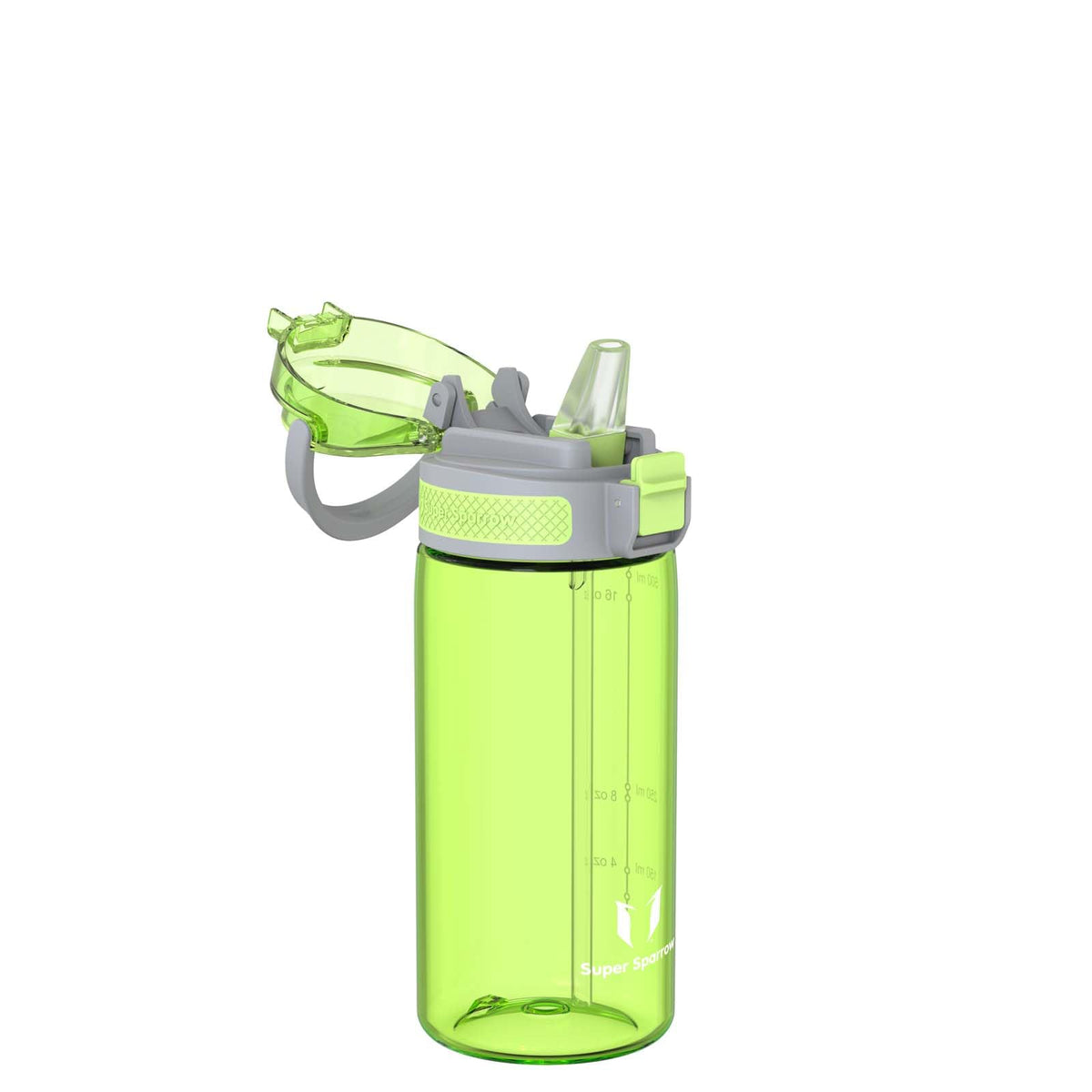 Super Sparrow Water Bottle 500ml BPA-Free with Straw