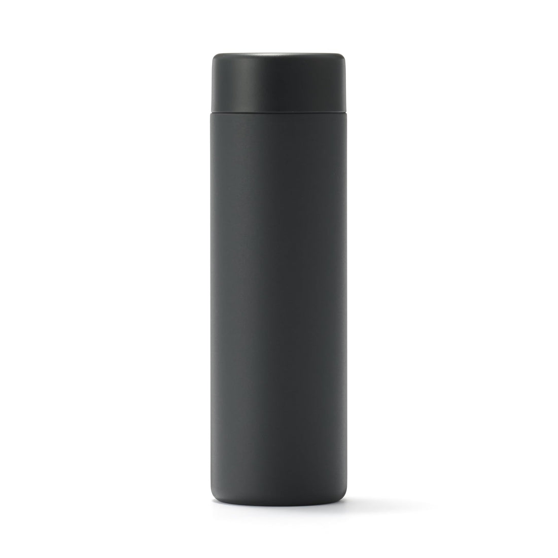 MUJI Vacuum-Insulated Hot and Cold Bottle, Flat Type, Black 500mL