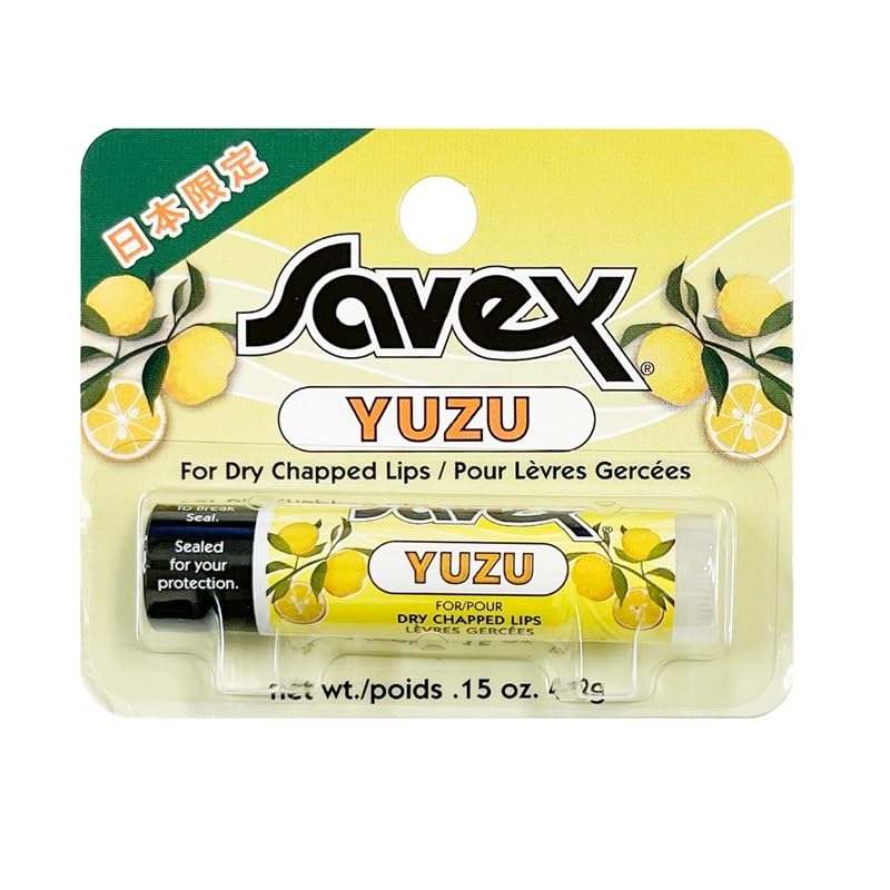 savex Lip Balm Stick Yuzu Flavor 4.5g Japanese Skincare