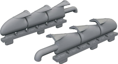 Eduard 1/72 Spitfire Mk.V Exhaust Pipe Set for Model Kits