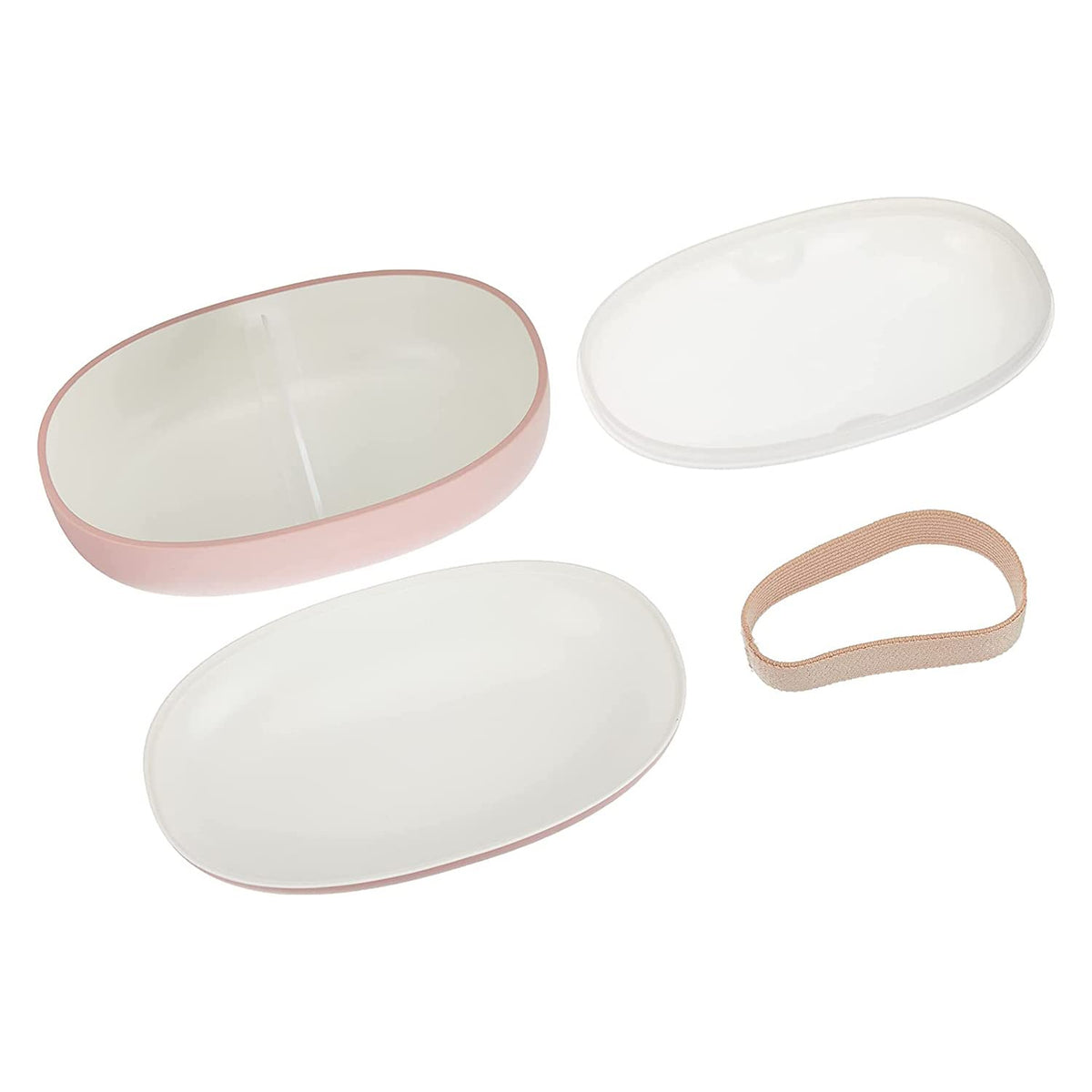 TAKENAKA Mayu Lunch Box M Pink 480ml 200ml Capacity