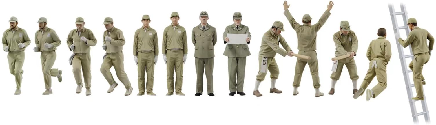 Bunker Studio 1/350 Japanese Navy Figure Set 6 for Model Kits