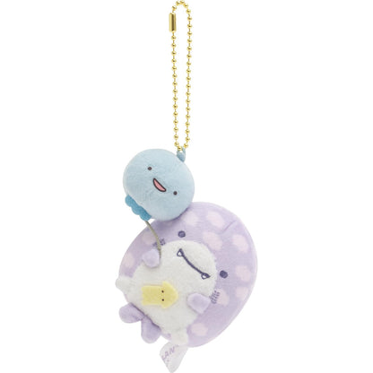 San-X Jinbeisan Balloon Fish Plush Toy 60mm x 55mm x 50mm
