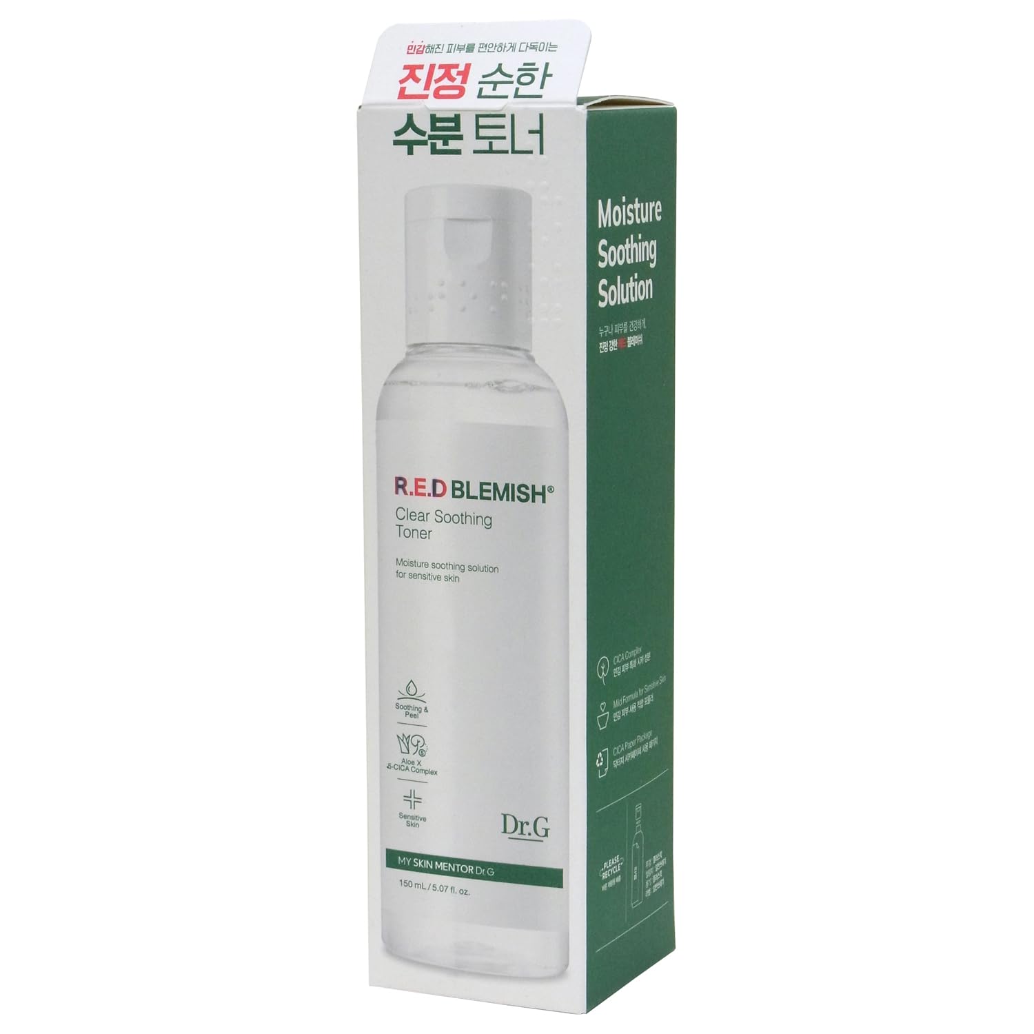 Dr.G R.E.D BLEMISH Clear Soothing Toner 150mL for Japanese Skincare