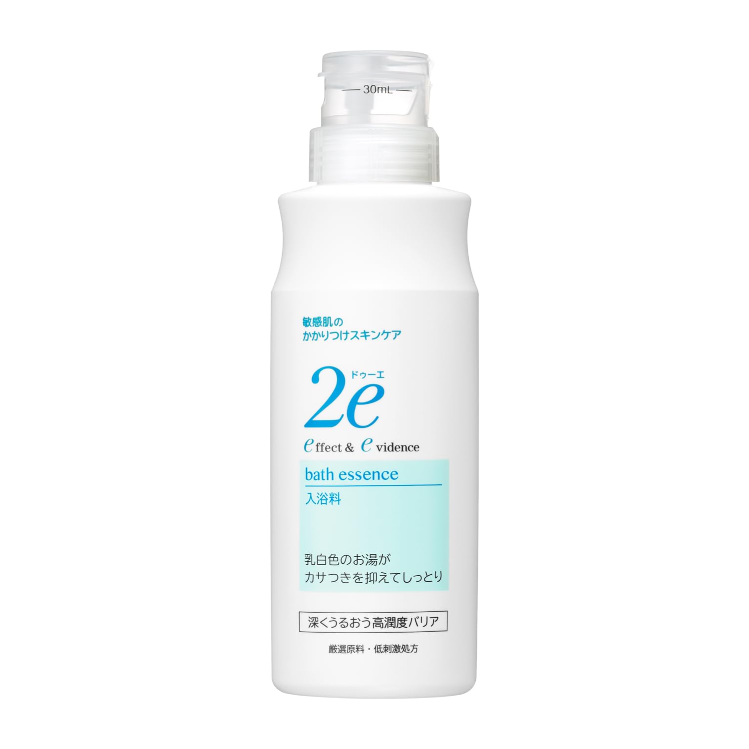 2e Fragrance-Free Bath Additive 420mL for Gentle Cleansing