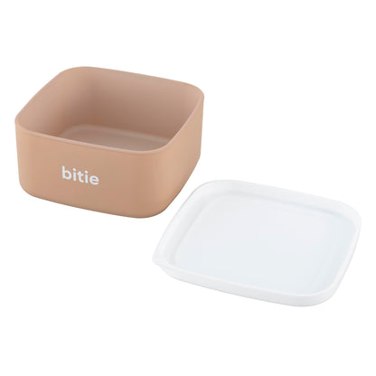 Mitani Bento Box Food Container Antibacterial Beige 350ml