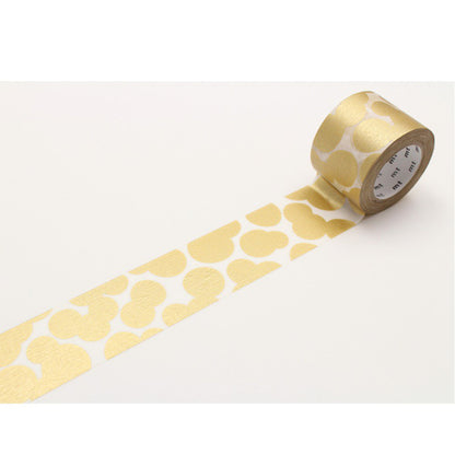 Kamoi Kakoshi Masking Tape mt Minä Perhonen Soda Water Gold 35mm x 10m