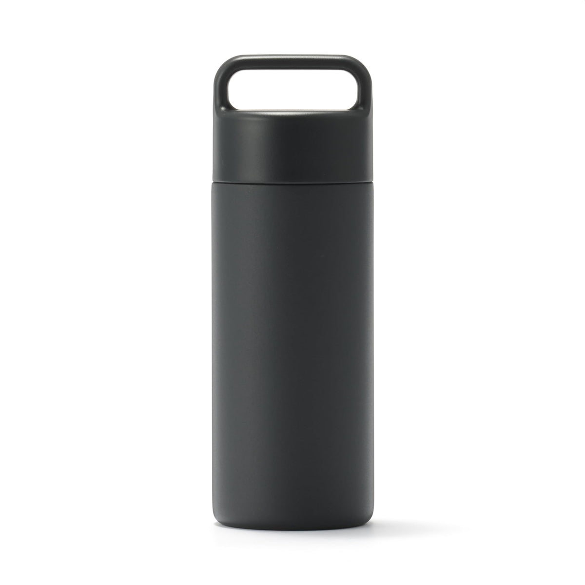 MUJI Vacuum Insulated Bottle with Handle 350mL Black