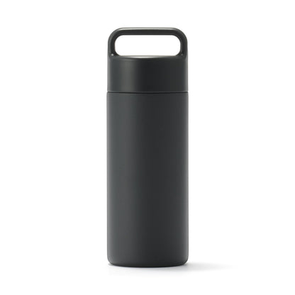 MUJI Vacuum Insulated Bottle with Handle 350mL Black