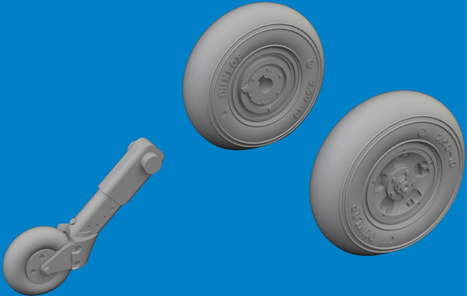 Eduard 1/72 Spitfire Mk.I/II/V Wheel Model Parts for IBG