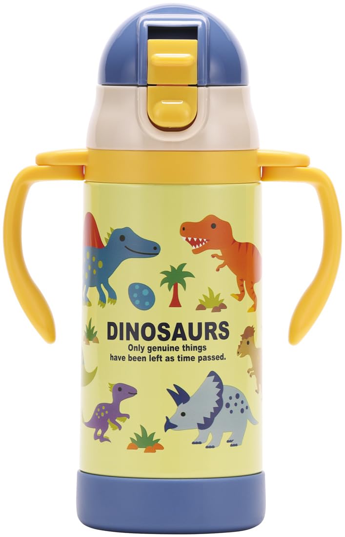 Skater Stainless Steel Baby Mug with Straw 350ml for Kids