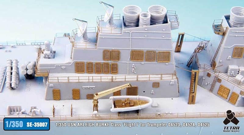 Tetra Model 1/350 Scale Arleigh Burke Class Destroyer Flight I Parts Set
