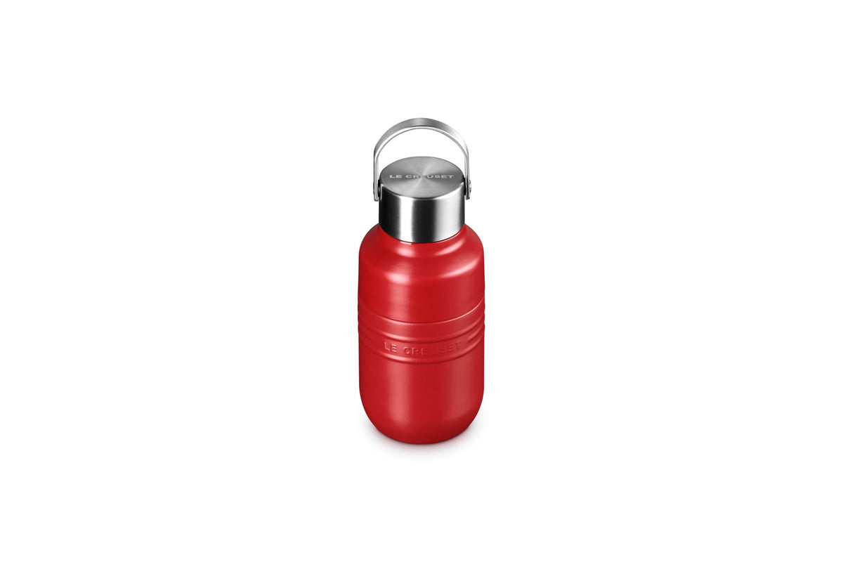 Le Creuset Stainless Steel Bottle 250ml Cherry Red Vacuum Insulated