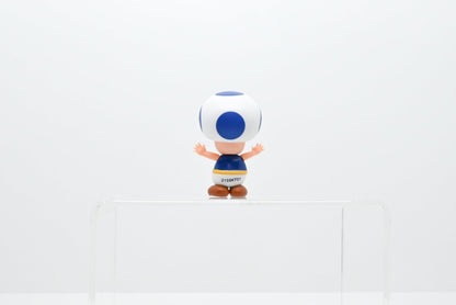 Sanei Super Mario Figure Collection Blue Toad Collectible Toy