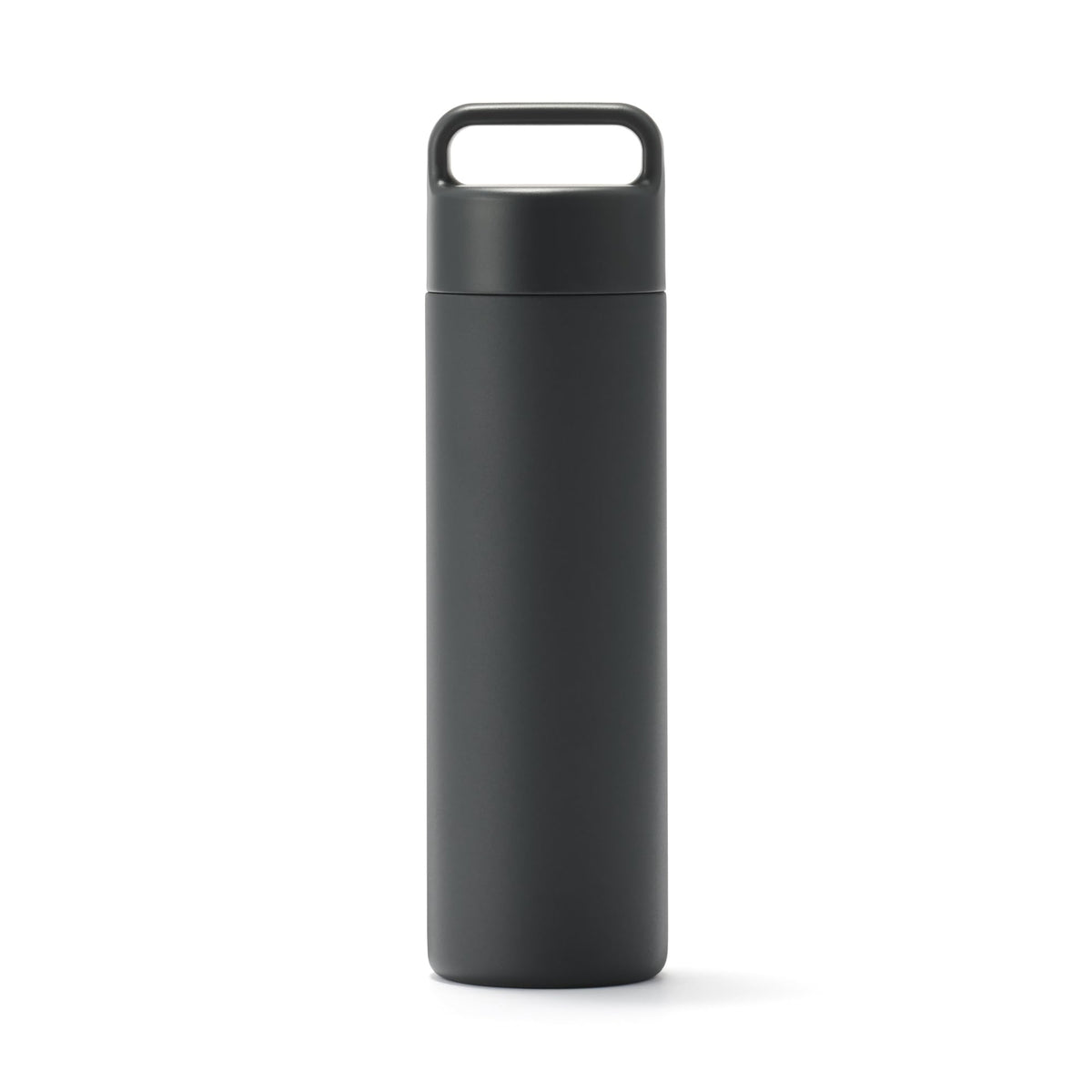 Mujirushiryouhin Vacuum Insulated Bottle with Handle 500mL Black