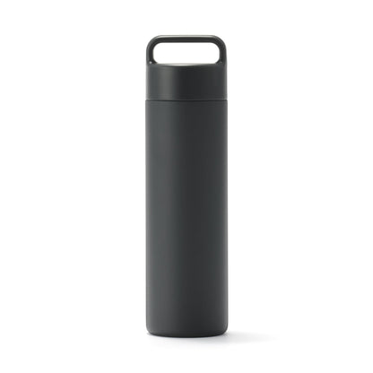 Mujirushiryouhin Vacuum Insulated Bottle with Handle 500mL Black